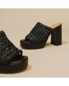 Sandales Juliette noires - Talon 10 cm